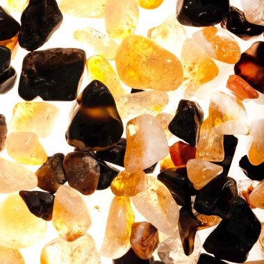 Tasarım için doğal kuvars değerli taş desen dokusu arka planı.