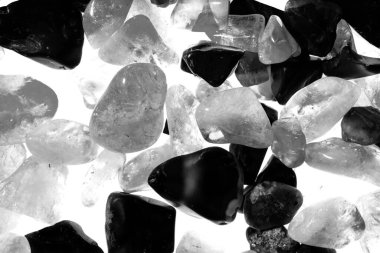 Tasarım için doğal kuvars değerli taş desen dokusu arka planı.