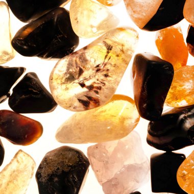 Tasarım için doğal kuvars değerli taş desen dokusu arka planı.