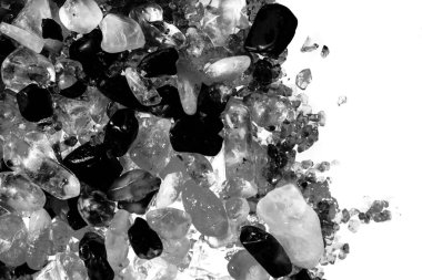 Tasarım için doğal kuvars değerli taş desen dokusu arka planı.