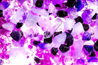 Tasarım için doğal kuvars değerli taş desen dokusu arka planı.