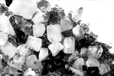 Tasarım için doğal kuvars değerli taş desen dokusu arka planı.