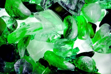 Natural quartz gemstone pattern texture background for design.
