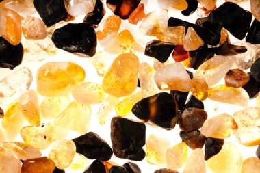 Tasarım için doğal kuvars değerli taş desen dokusu arka planı.