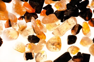 Tasarım için doğal kuvars değerli taş desen dokusu arka planı.