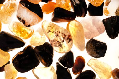 Tasarım için doğal kuvars değerli taş desen dokusu arka planı.