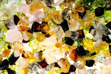 Tasarım için doğal kuvars değerli taş desen dokusu arka planı.