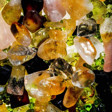 Tasarım için doğal kuvars değerli taş desen dokusu arka planı.