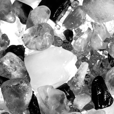 Tasarım için doğal kuvars değerli taş desen dokusu arka planı.