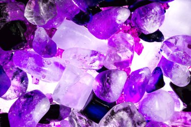 Tasarım için doğal kuvars değerli taş desen dokusu arka planı.