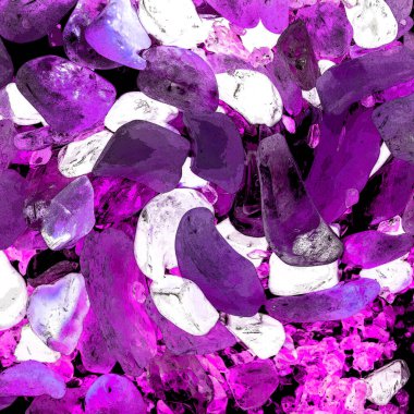 Tasarım için doğal kuvars değerli taş desen dokusu arka planı.