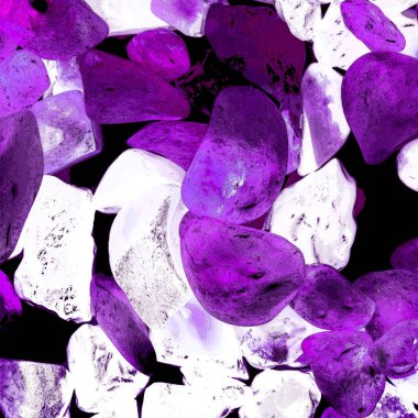 Pembe. Yeşil. Mavi. Mor. Kahverengi. Doğal Kuvars. Buz küpü biçimi arkaplanı