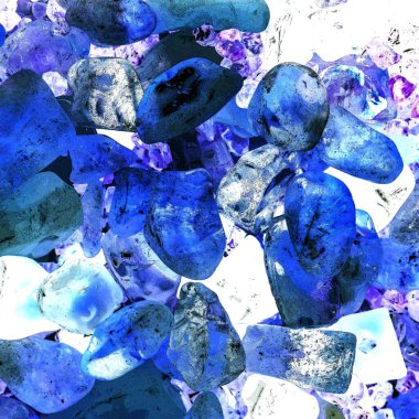 Pembe. Yeşil. Mavi. Mor. Kahverengi. Doğal Kuvars. Buz küpü biçimi arkaplanı