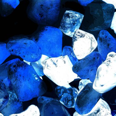 Pink. Green. Blue. Purple. Brown. Natural Quartz. Ice cube style background