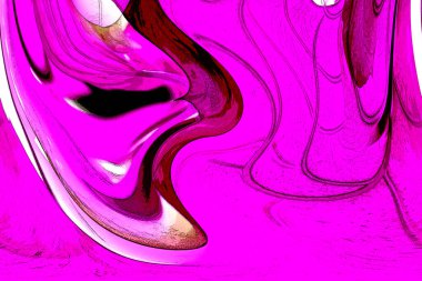 Yaprakları ve çiçek çizgileri olan zarif, pürüzsüz bir desen. Çiçek deseni. Soyut arkaplan.