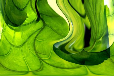 Yaprakları ve çiçek çizgileri olan zarif, pürüzsüz bir desen. Çiçek deseni. Soyut arkaplan.