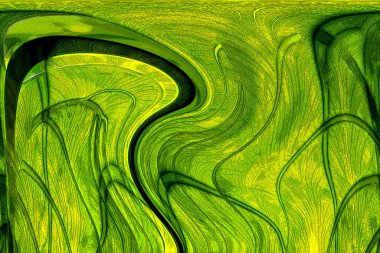 Yaprakları ve çiçek çizgileri olan zarif, pürüzsüz bir desen. Çiçek deseni. Soyut arkaplan.