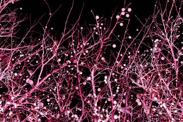 Елегантний Безшовний Візерунок Листям Квітковими Лініями Квітковий Візерунок Абстрактний Фон — стокове фото