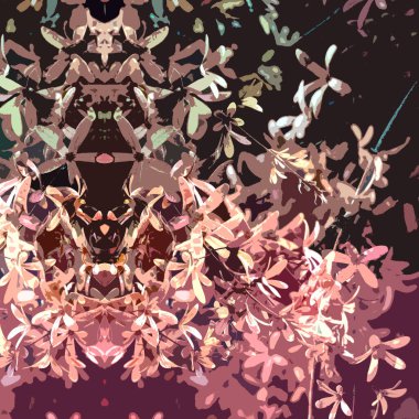 Kusursuz vektör deseni, tebrik kartları için özet sanat, kozmetik ambalaj tasarımı, düğün davetiyeleri, duvar kağıtları için güzellik.