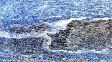 Renkli basit arka plan, dalgalı etkisi. Etkisi noktalarla. Ritmik ses parçacıklar. Tahıl doku. Renkli darbeleri ile duvar kağıdı. Duvar iç tasarım, lockscreen, paket için desen