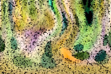 Boyalı cam tarzı, soyut desen, renk, mavi. Mor. Mor. Turuncu. Kırmızı. Sarı. Kahverengi.