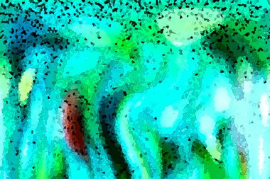 Boyalı cam tarzı, soyut desen, renk, mavi. Mor. Mor. Turuncu. Kırmızı. Sarı. Kahverengi.