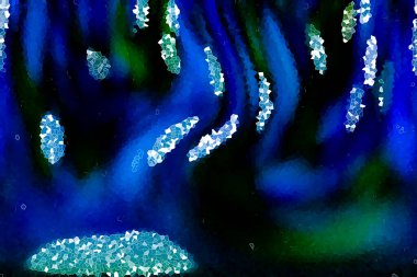 Boyalı cam tarzı, soyut desen, renk, mavi. Mor. Mor. Turuncu. Kırmızı. Sarı. Kahverengi.