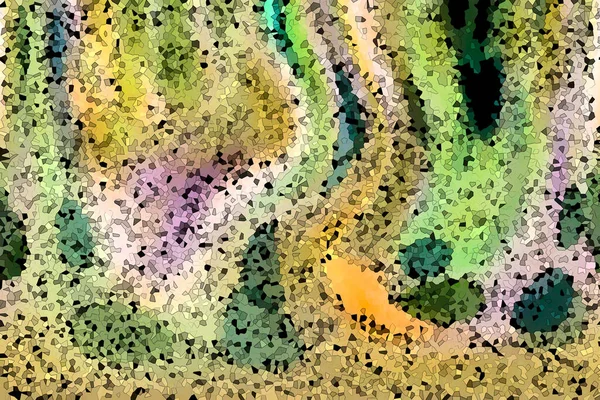 Boyalı cam tarzı, soyut desen, renk, mavi. Mor. Mor. Turuncu. Kırmızı. Sarı. Kahverengi.