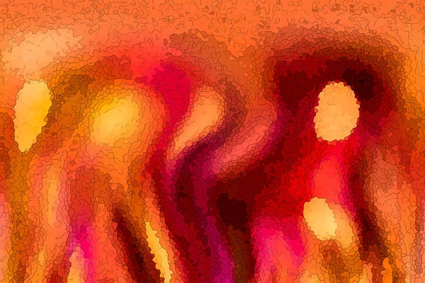 Illustration Glasmalereistil Abstraktes Muster Farbe Blau Green Purple Orange Red — Stockfoto