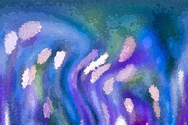 Boyalı cam tarzı, soyut desen, renk, mavi. Mor. Mor. Turuncu. Kırmızı. Sarı. Kahverengi.