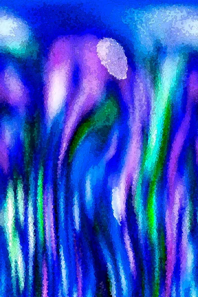 Εικονογράφηση Βιτρό Στυλ Αφηρημένο Μοτίβο Χρώμα Blue Green Purple Orange — Φωτογραφία Αρχείου