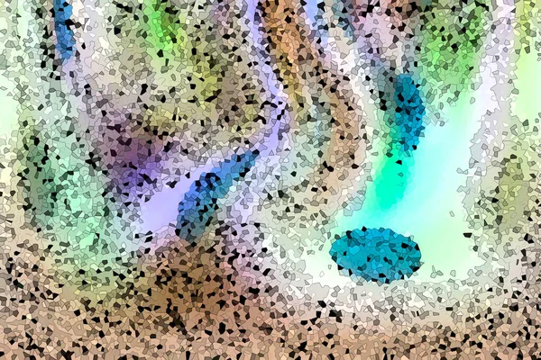 Boyalı Cam Tarzı Soyut Desen Renk Mavi Mor Mor Turuncu — Stok fotoğraf