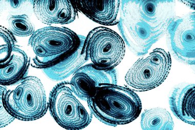 Operasyon sanatı, Moire dalgaları ve renk karışımı ile soyut doku. Geometrik renkli çizgilerle hipnoz arkaplanı rahatlatılıyor.