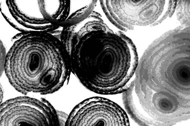 Operasyon sanatı, Moire dalgaları ve renk karışımı ile soyut doku. Geometrik renkli çizgilerle hipnoz arkaplanı rahatlatılıyor.