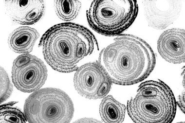 Operasyon sanatı, Moire dalgaları ve renk karışımı ile soyut doku. Geometrik renkli çizgilerle hipnoz arkaplanı rahatlatılıyor.
