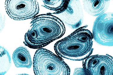 Operasyon sanatı, Moire dalgaları ve renk karışımı ile soyut doku. Geometrik renkli çizgilerle hipnoz arkaplanı rahatlatılıyor.