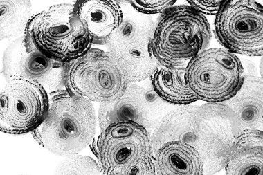 Operasyon sanatı, Moire dalgaları ve renk karışımı ile soyut doku. Geometrik renkli çizgilerle hipnoz arkaplanı rahatlatılıyor.