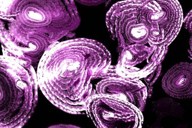 Operasyon sanatı, Moire dalgaları ve renk karışımı ile soyut doku. Geometrik renkli çizgilerle hipnoz arkaplanı rahatlatılıyor.