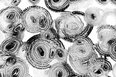 Operasyon sanatı, Moire dalgaları ve renk karışımı ile soyut doku. Geometrik renkli çizgilerle hipnoz arkaplanı rahatlatılıyor.