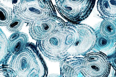 Operasyon sanatı, Moire dalgaları ve renk karışımı ile soyut doku. Geometrik renkli çizgilerle hipnoz arkaplanı rahatlatılıyor.