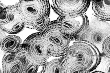 Operasyon sanatı, Moire dalgaları ve renk karışımı ile soyut doku. Geometrik renkli çizgilerle hipnoz arkaplanı rahatlatılıyor.