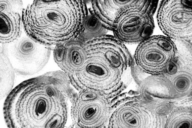 Operasyon sanatı, Moire dalgaları ve renk karışımı ile soyut doku. Geometrik renkli çizgilerle hipnoz arkaplanı rahatlatılıyor.