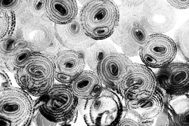 Operasyon sanatı, Moire dalgaları ve renk karışımı ile soyut doku. Geometrik renkli çizgilerle hipnoz arkaplanı rahatlatılıyor.