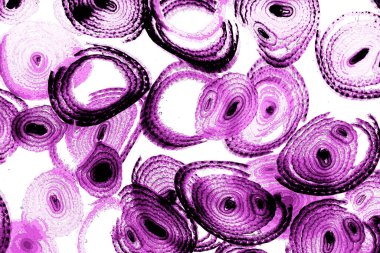 Operasyon sanatı, Moire dalgaları ve renk karışımı ile soyut doku. Geometrik renkli çizgilerle hipnoz arkaplanı rahatlatılıyor.