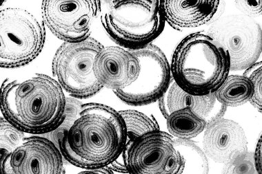 Operasyon sanatı, Moire dalgaları ve renk karışımı ile soyut doku. Geometrik renkli çizgilerle hipnoz arkaplanı rahatlatılıyor.