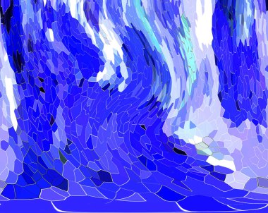 Geometrik çok renkli soyut arkaplan koleksiyonu