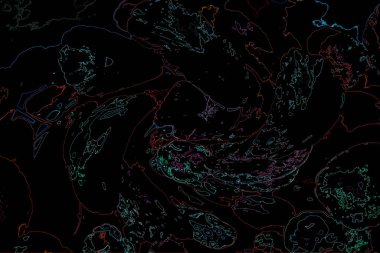 Bitkilerden oluşan yaratıcı floresan renk düzeni. Neon renklerle kaplanmış. Doğa kavramı.