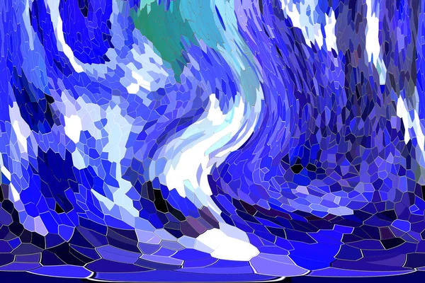 Geometrische Mehrfarbige Abstrakte Hintergrundsammlung — Stockfoto