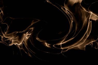 Alkol mürekkebi teknikli doğal akışkan resim. Yumuşak rüya renkleri şeffaf dalgalı çizgiler oluşturur.