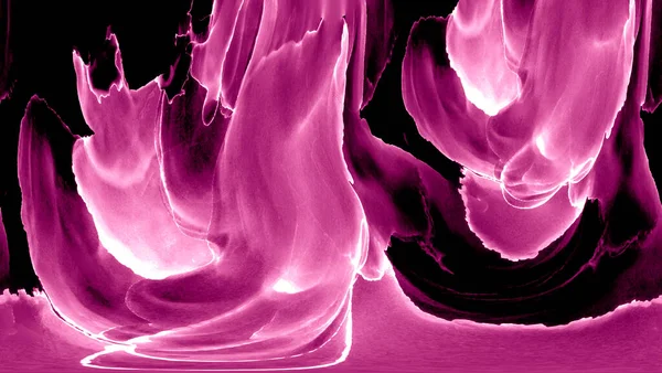 Alkol mürekkebi teknikli doğal akışkan resim. Yumuşak rüya renkleri şeffaf dalgalı çizgiler oluşturur.